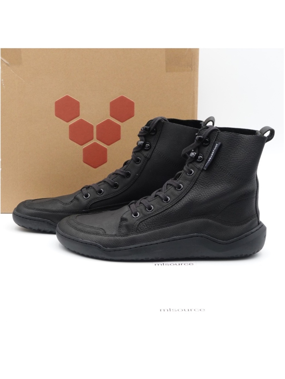 NEW VivoBarefoot Gobi Women's Leather Barefoot Boots 203431-01 Obsidian